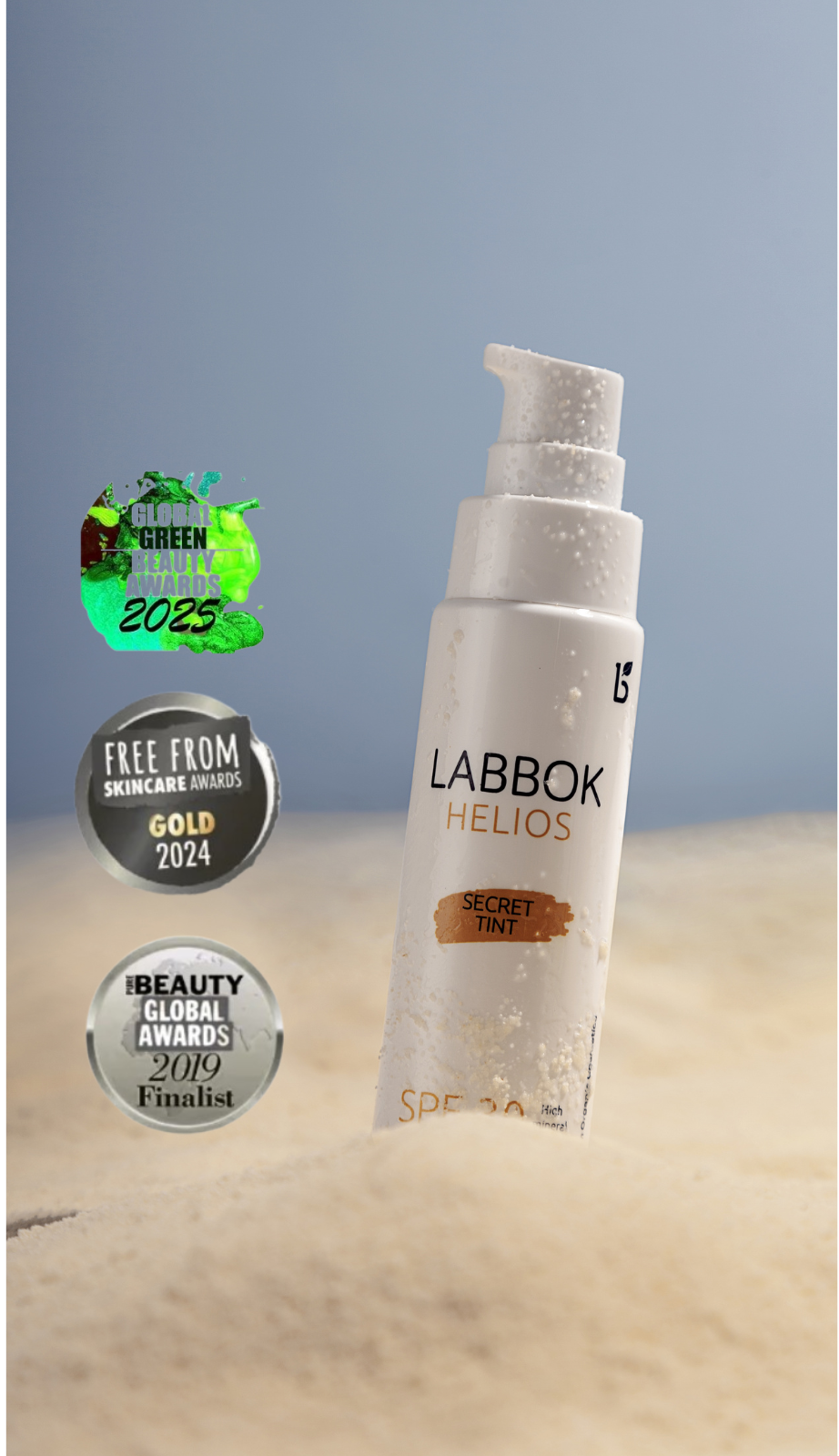 Labbok Αντηλιακό Mineral 30 SPF με φυσικό χρώμα, 50ml