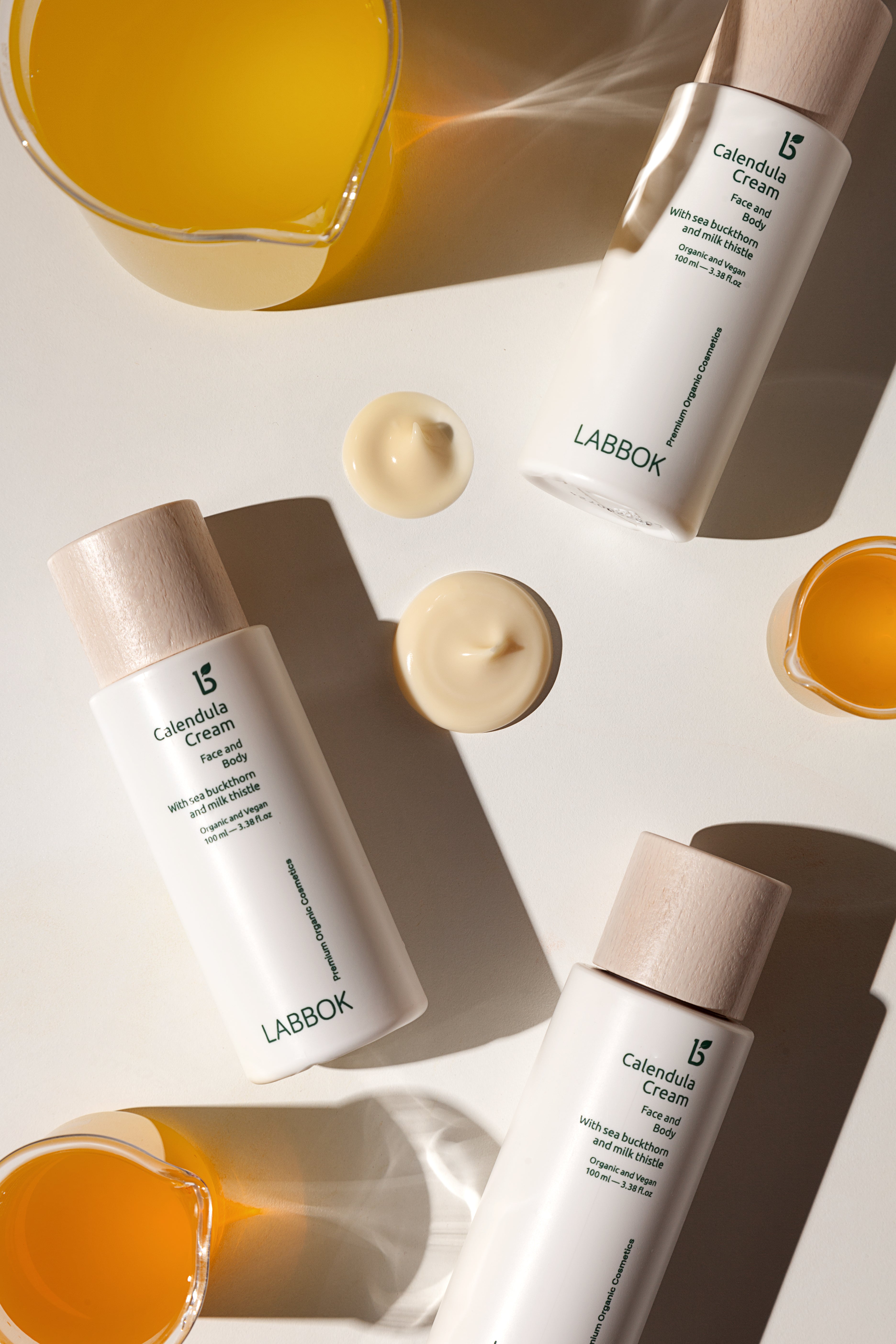 Labbok Restorative Calendula Face and Body Cream, 100ml